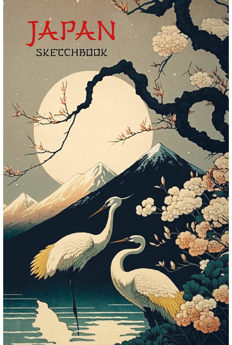 Скетчбук Эксмо Птицы на озере, A5, 96 л, без линовки