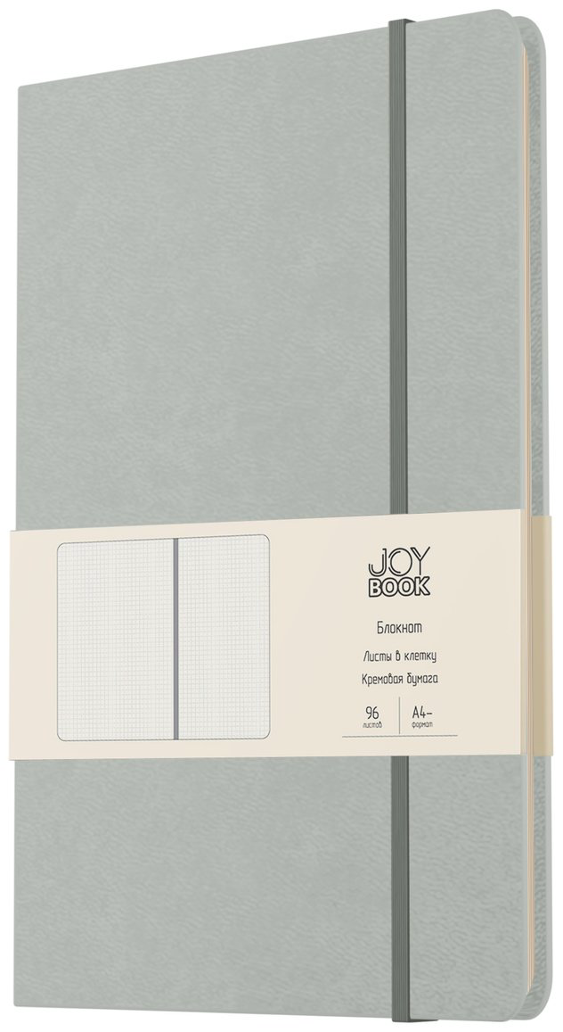 Блокнот Listoff Joy Book.&nbsp;Сахарный лед, A4, 96 л, серый купить,NaN