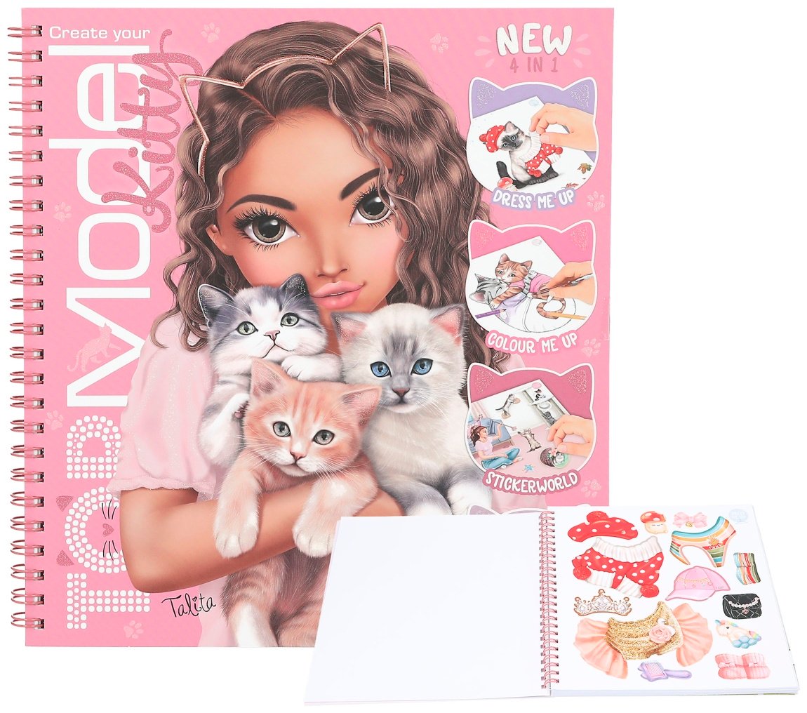 Раскраска Depesche KITTY TOPModel