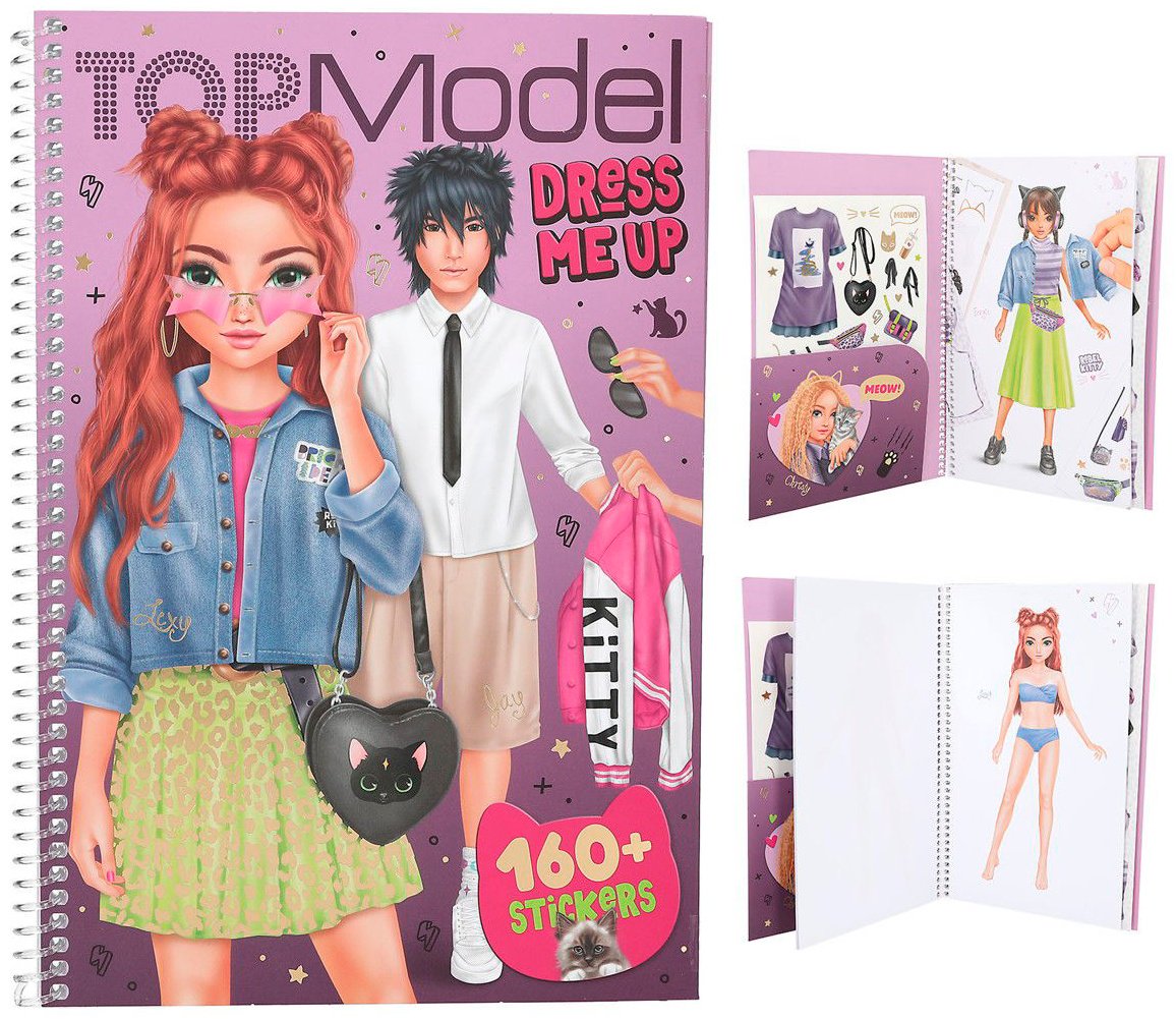 Раскраска Depesche Dress Me Up TOPModel