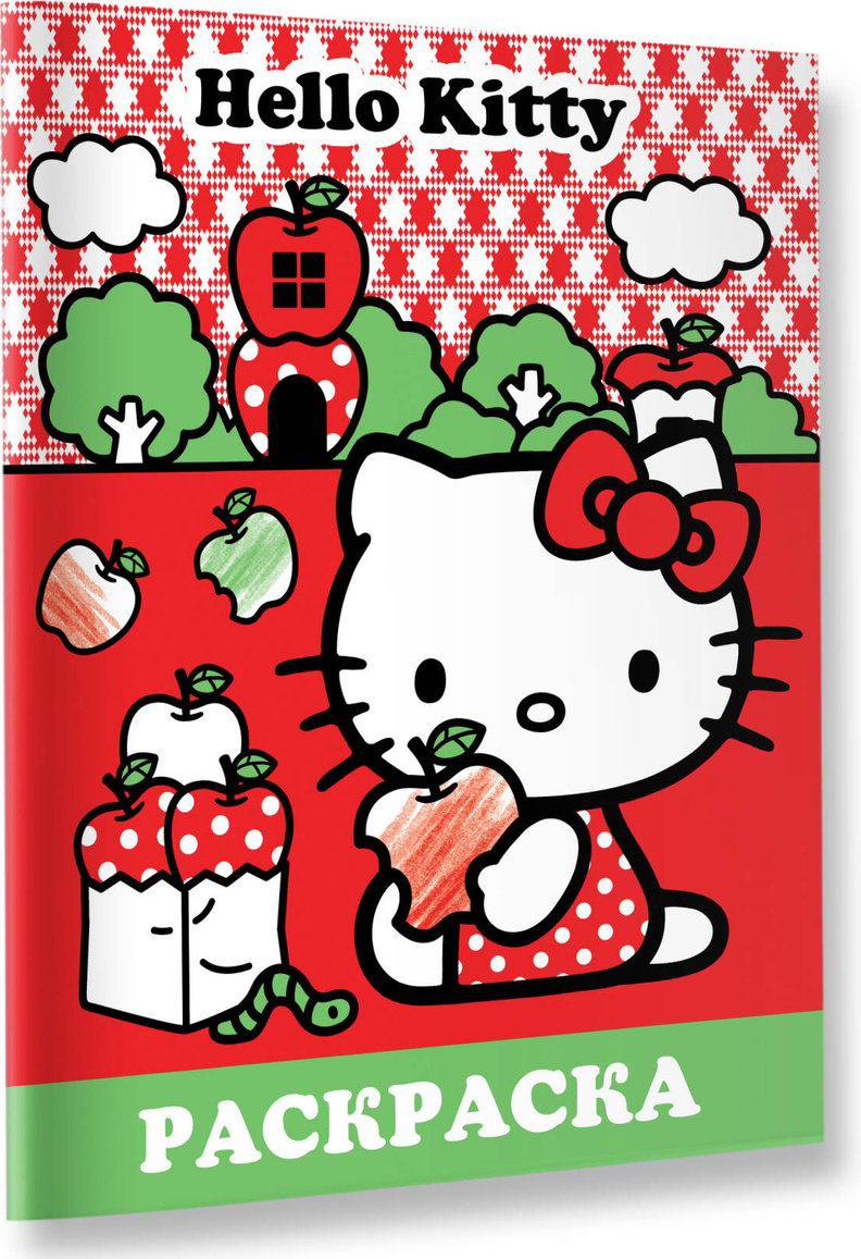 Раскраска Hello Kitty. Раскраска купить,NaN