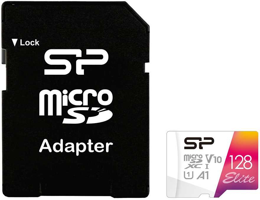 Карта памяти Silicon Power SP128GBSTXBV1V20SP Class 10 + adapter 128Gb