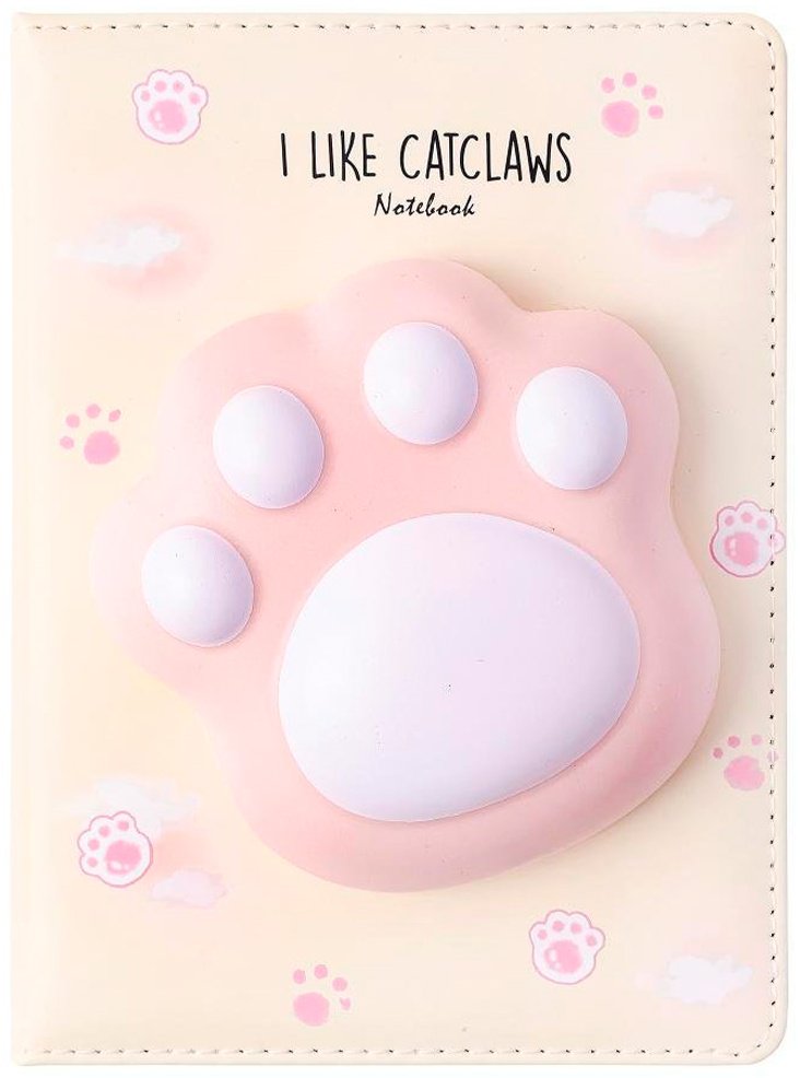 Блокнот iiGen Лапка, A6, 96 л, желтый