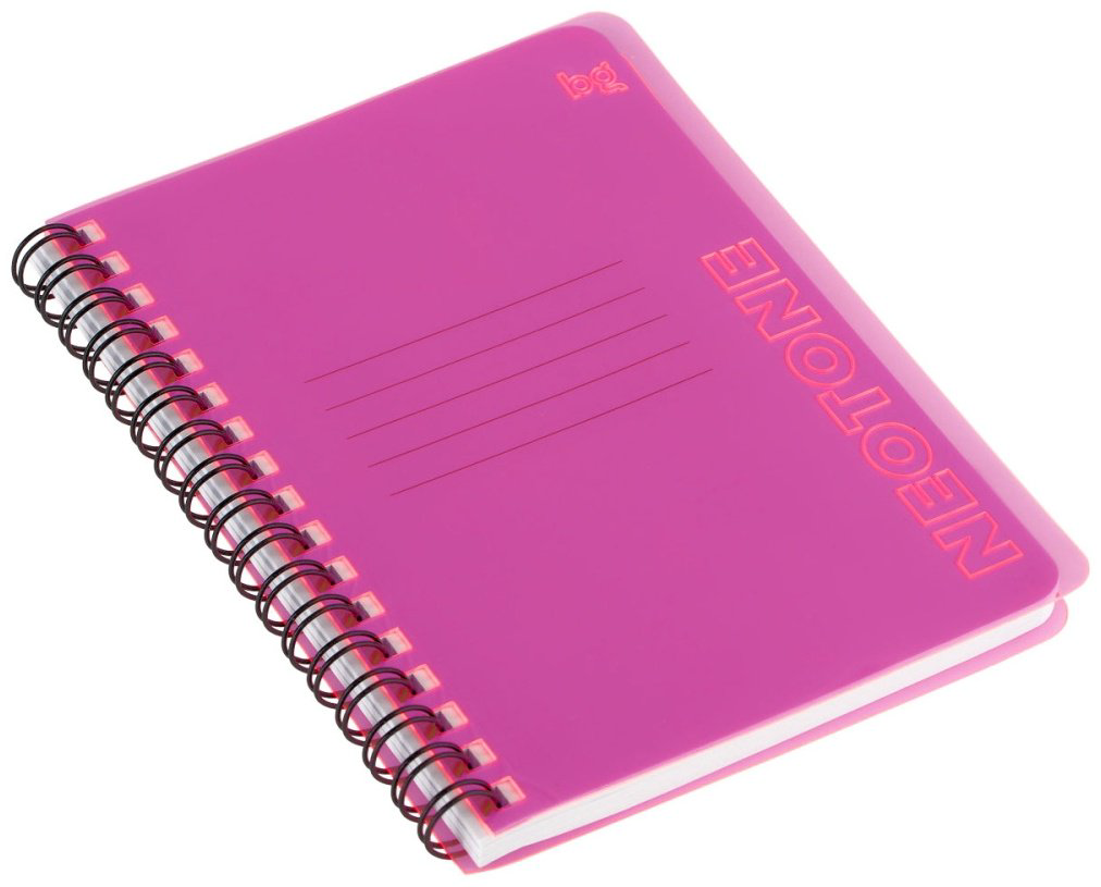 Записная книжка BG Neotone, A6, 60 л, розовый купить,NaN
