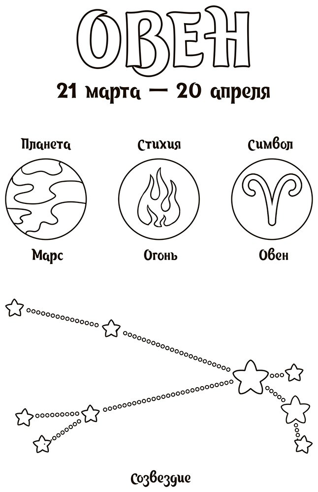 Раскраска Малыш Знаки зодиака в стиле аниме купить,NaN