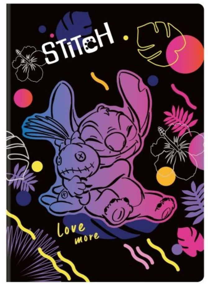 Блокнот CoolPack Stitch, A5, 60 л, черный купить,NaN
