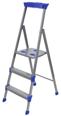 Стремянка Nika СМ4 304.5см серый-синий купить,NaN
