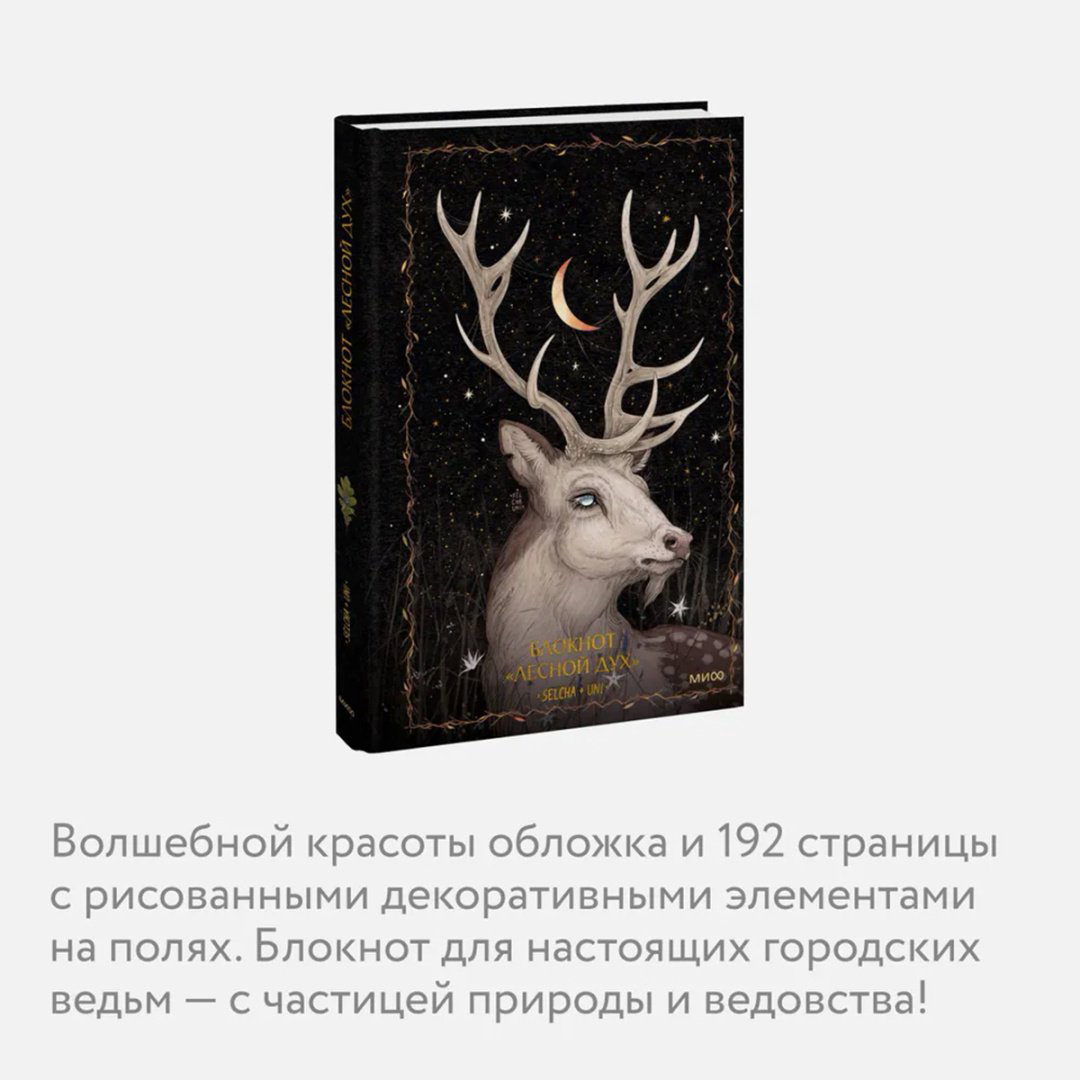 Блокнот МИиФ Лесной дух 1460435, A5, 96 л, мультиколор купить,NaN