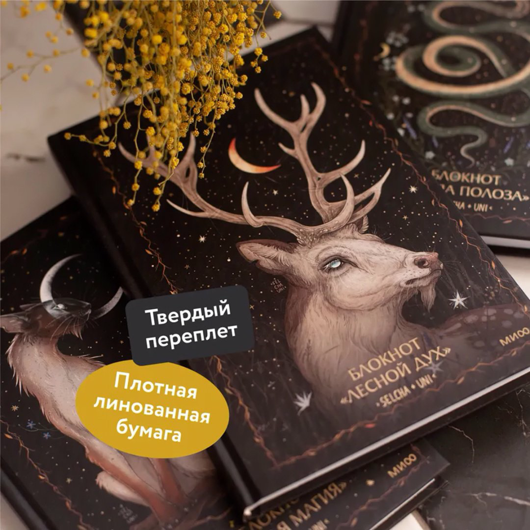 Блокнот МИиФ Лесной дух 1460435, A5, 96 л, мультиколор купить,NaN