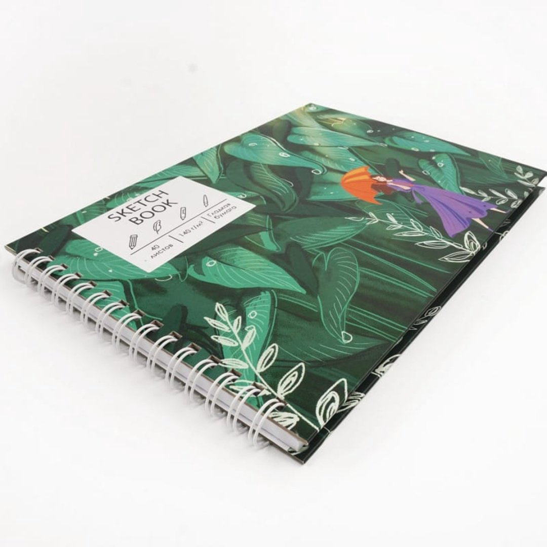 Скетчбук Эксмо Дюймовочка, A5, 40 л, без линовки купить,NaN