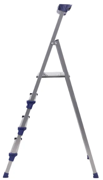 Стремянка Nika СМ4 304.5см серый-синий купить,NaN