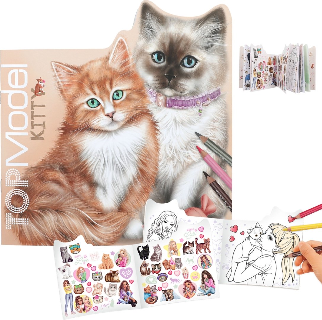 Раскраска Depesche KITTY and DOGGY TOPModel