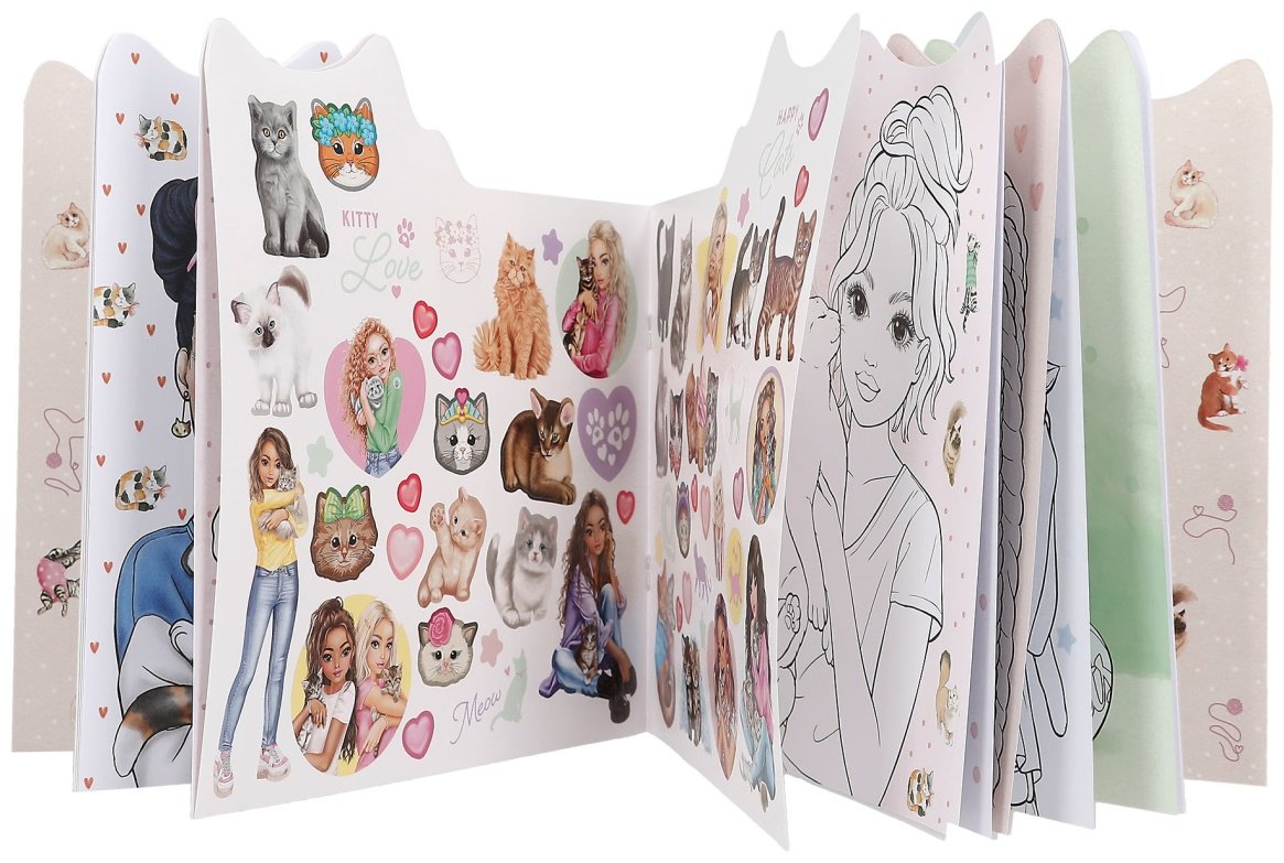 Раскраска Depesche KITTY and DOGGY TOPModel купить,NaN