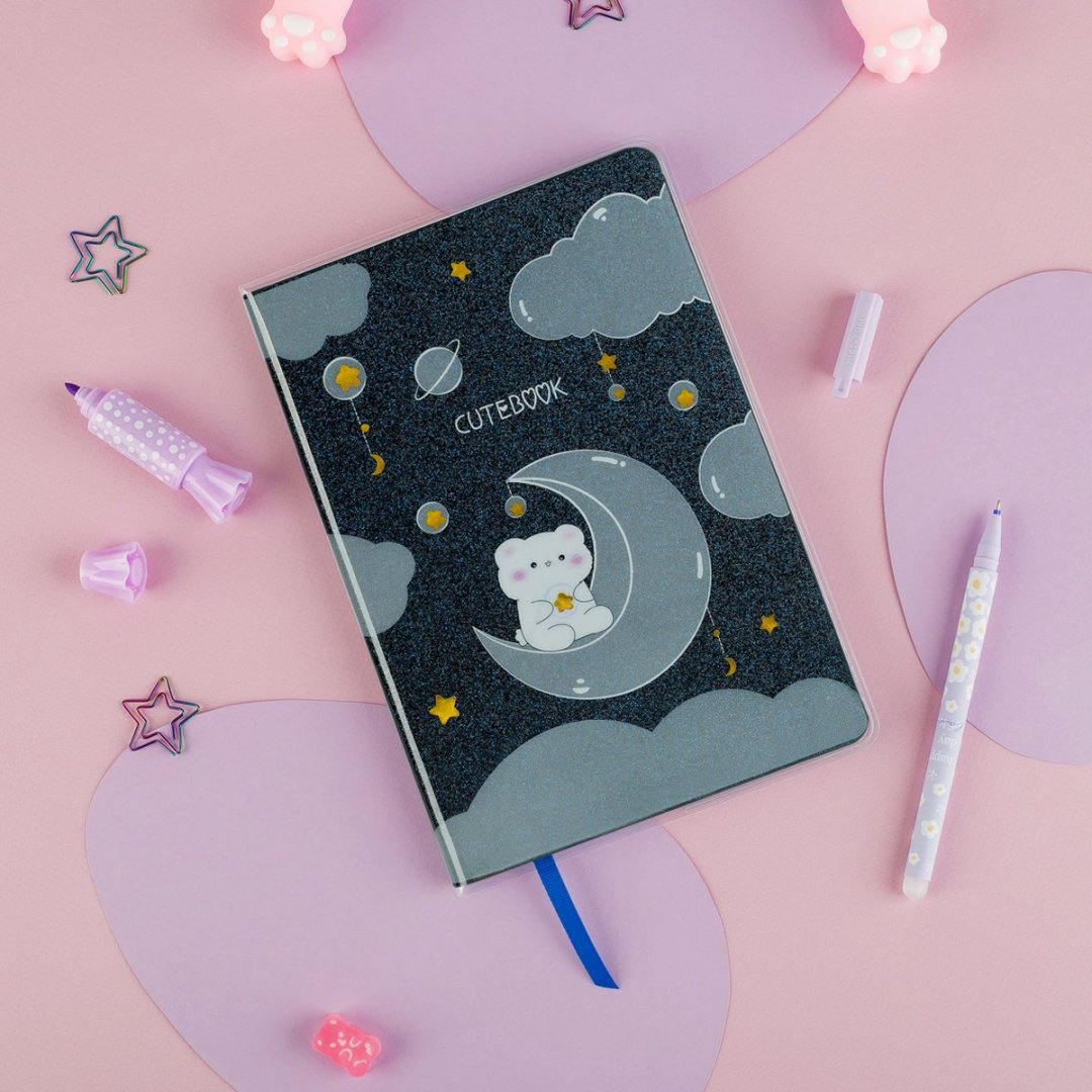 Записная книжка MESHU Cutestar, A5, 80 л, линейка купить,NaN