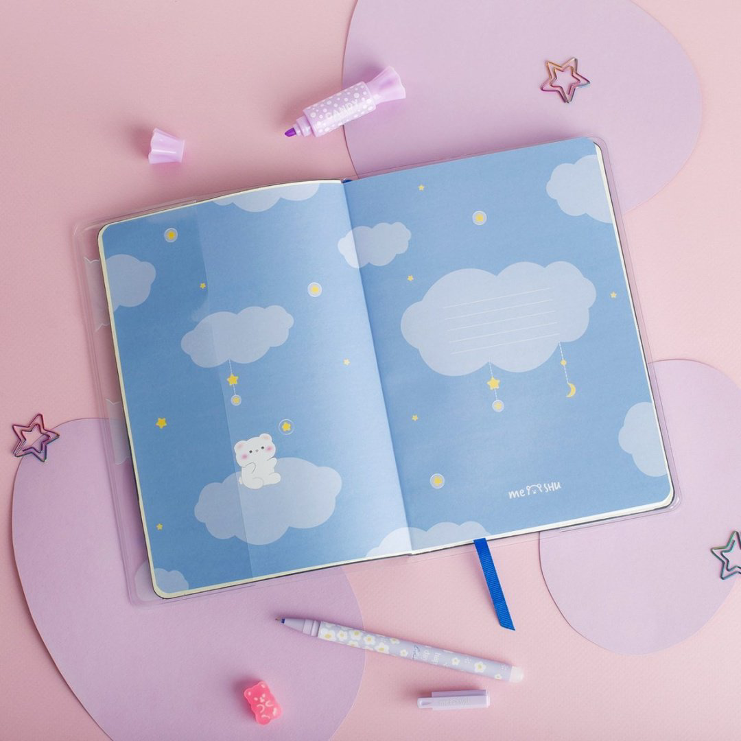 Записная книжка MESHU Cutestar, A5, 80 л, линейка купить,NaN