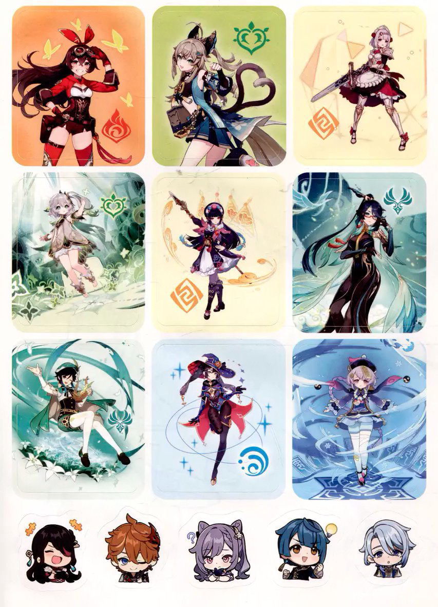 Раскраска Росмэн Genshin Impact. купить,NaN