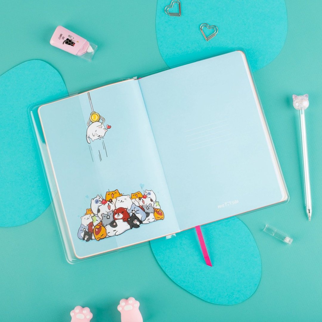 Записная книжка MESHU My cats, A5, 80 л, линейка купить,0