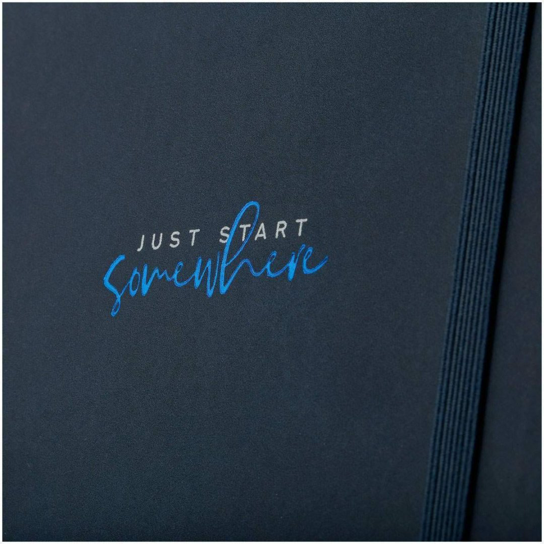 Записная книжка Greenwich Line Just start.&nbsp;Blue, A5, 96 л, синий купить,NaN