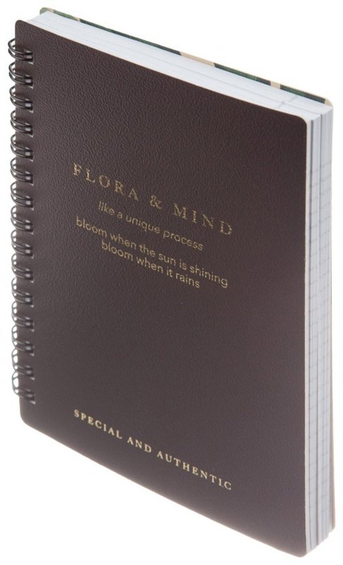 Блокнот Be Smart Flora, A6, 80 л, клетка купить,0