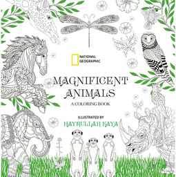 Раскраска Magnificent animals. A coloring book. Боямақ