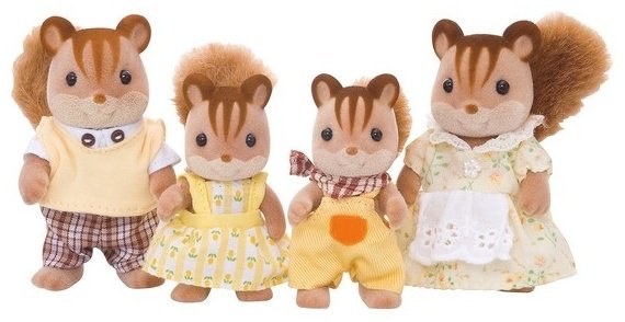 Sylvanian Families Семья белок 8 см купить,NaN