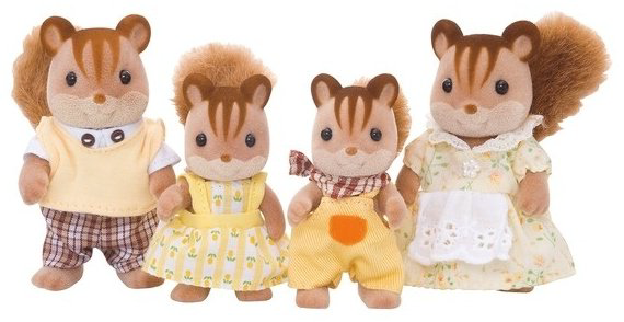 Sylvanian Families Семья белок 8 см купить,NaN