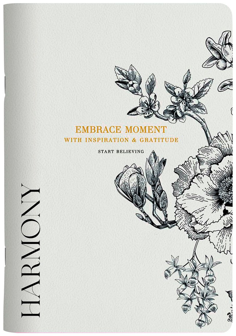 Общая тетрадь Be Smart "Harmony", цветы на айвори, 40 л, А5, клетка, мягкая обложка, 1 шт