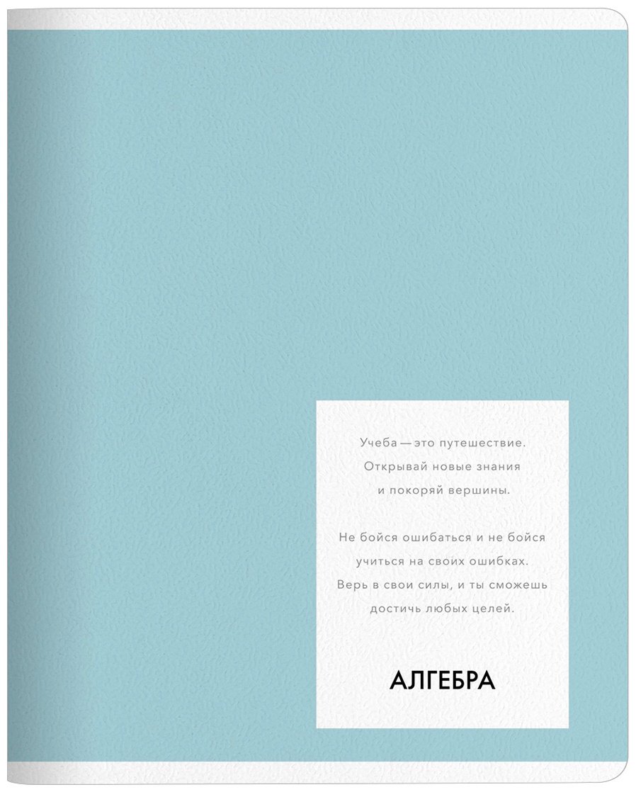 Предметная тетрадь Be Smart "Color", алгебра, 48 л, А5, клетка, мягкая обложка, 1 шт
