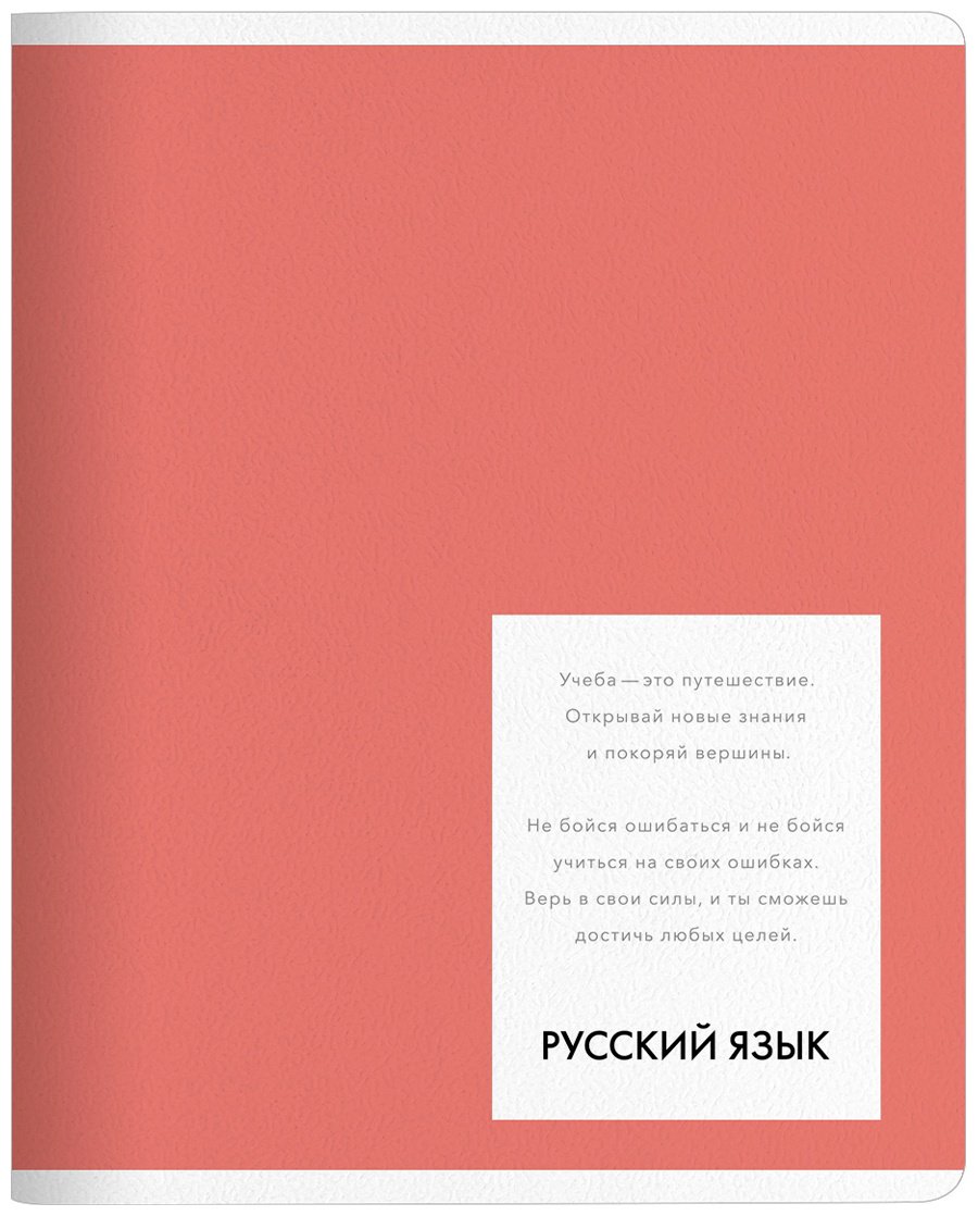 Предметная тетрадь Be Smart "Color", русский язык, 48 л, А5, линейка, мягкая обложка, 1 шт