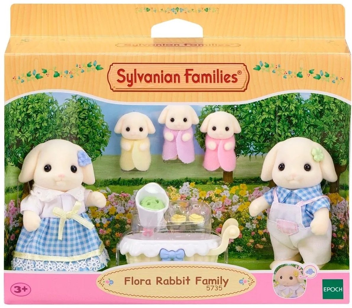  Sylvanian Families Семья Цветочных кроликов 7.5 см 5 шт купить,NaN