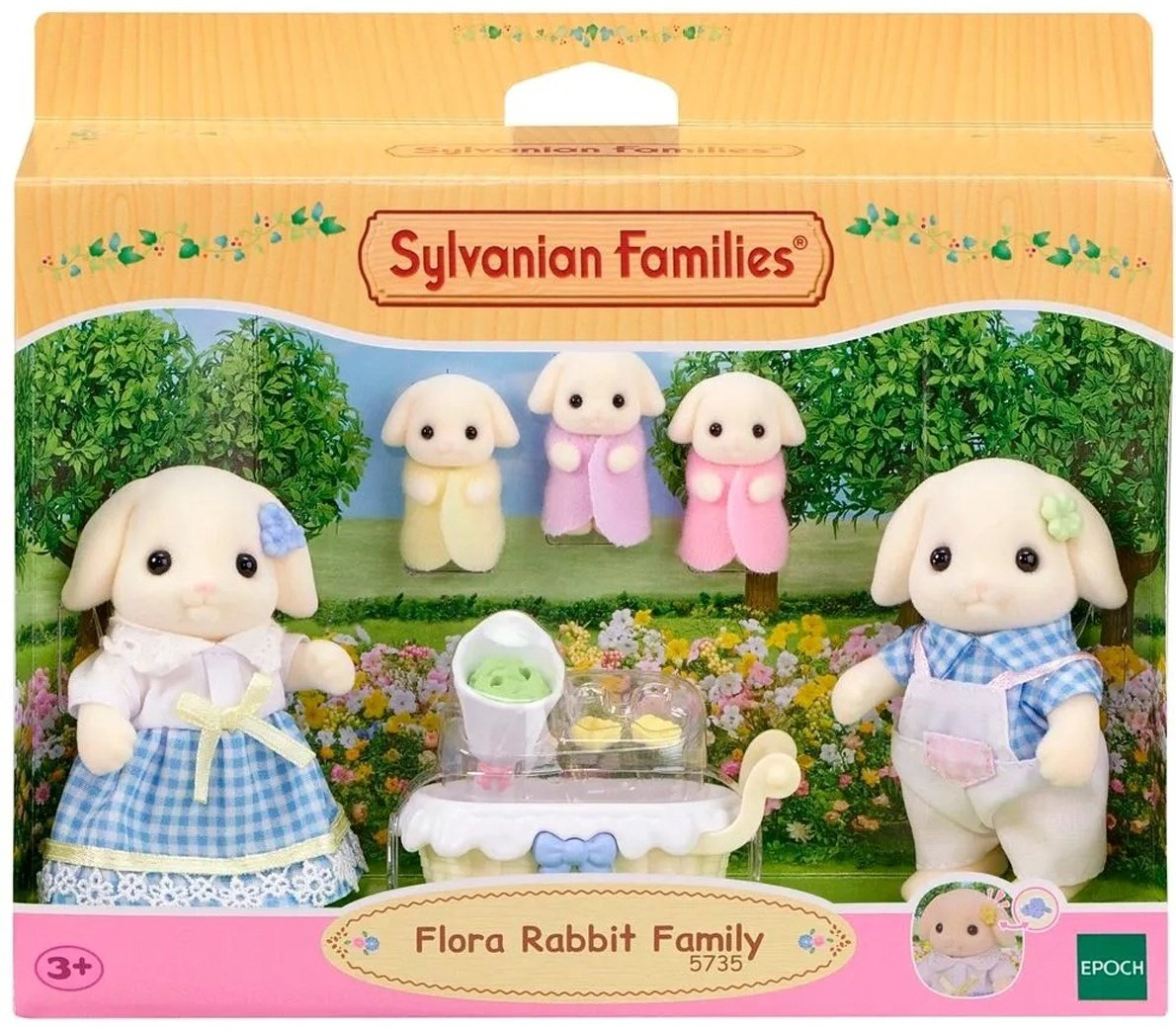  Sylvanian Families Семья Цветочных кроликов 7.5 см 5 шт купить,NaN