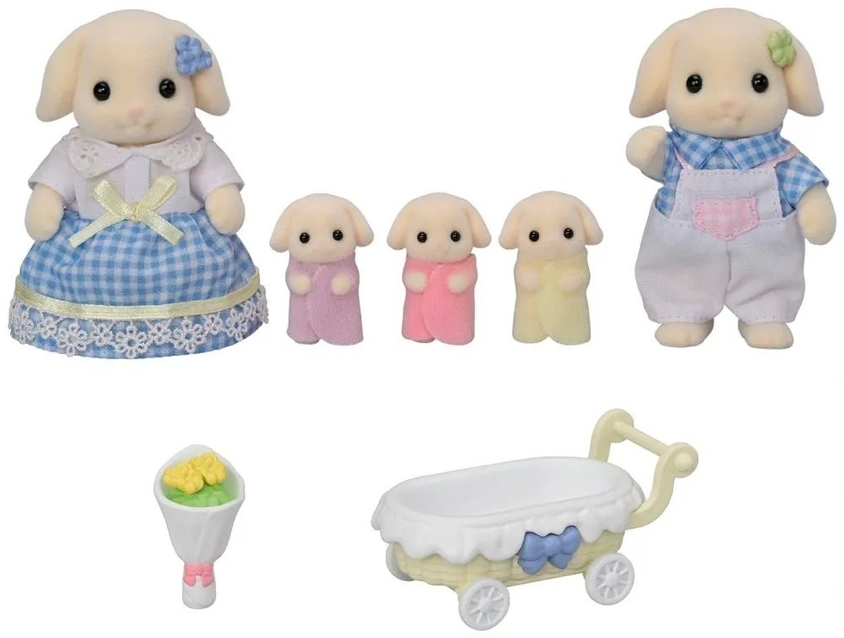  Sylvanian Families Семья Цветочных кроликов 7.5 см 5 шт купить,NaN