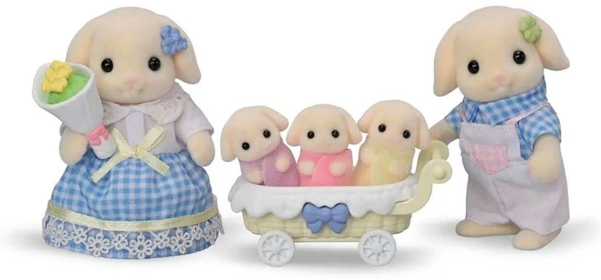  Sylvanian Families Семья Цветочных кроликов 7.5 см 5 шт купить,NaN