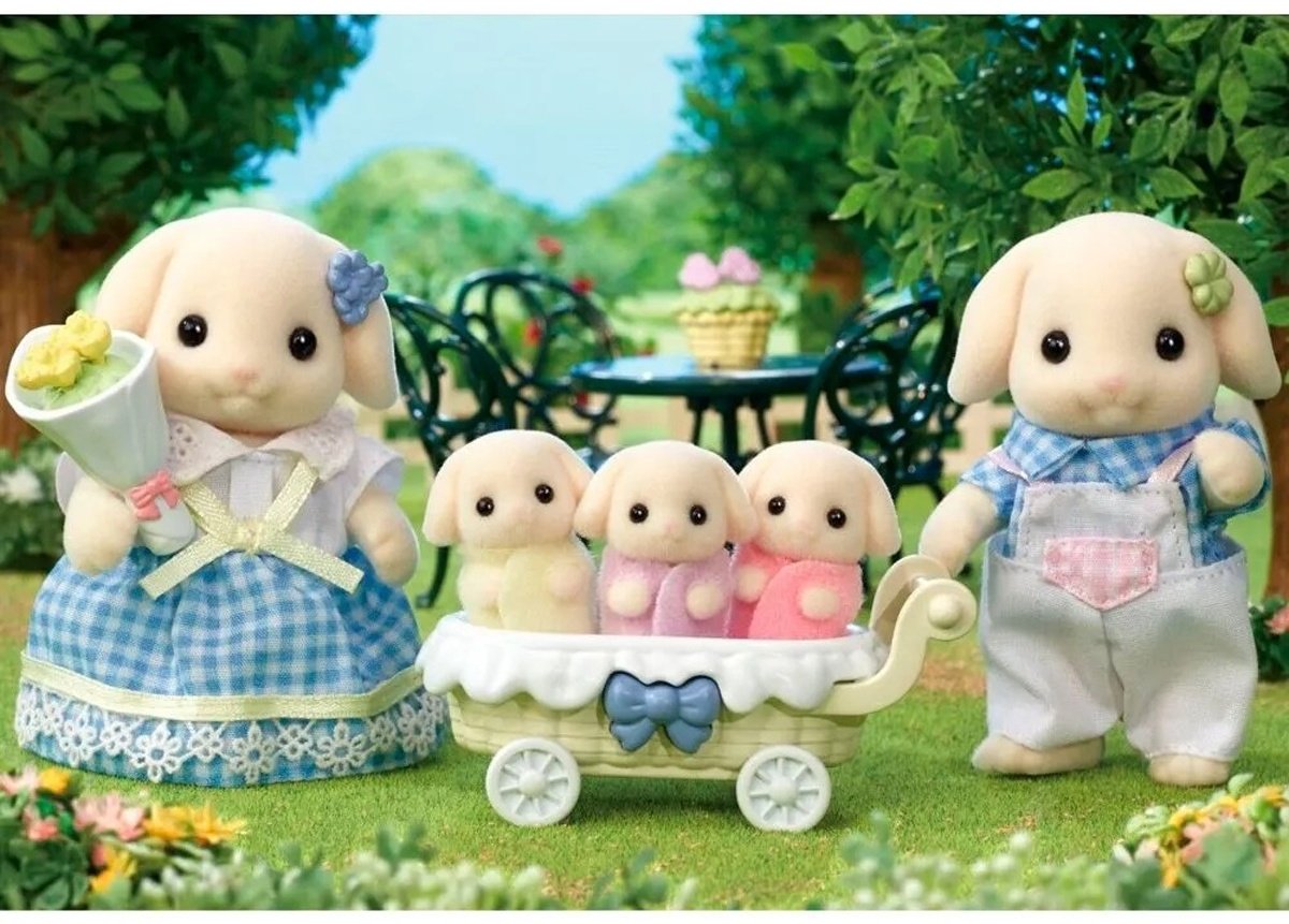  Sylvanian Families Семья Цветочных кроликов 7.5 см 5 шт купить,NaN
