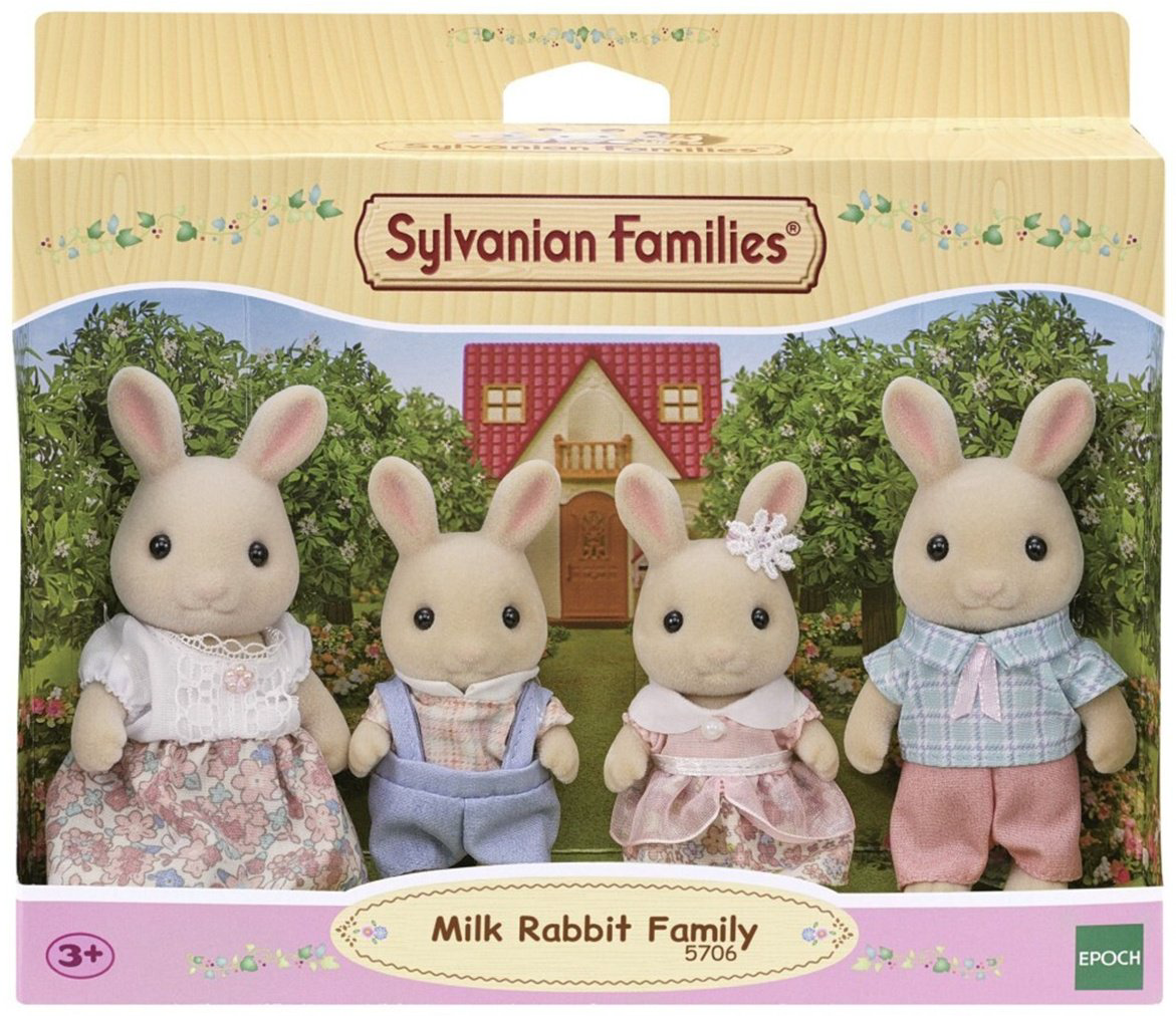 Фигурка Sylvanian Families Семья Молочных кроликов 7 см 4 шт купить,NaN