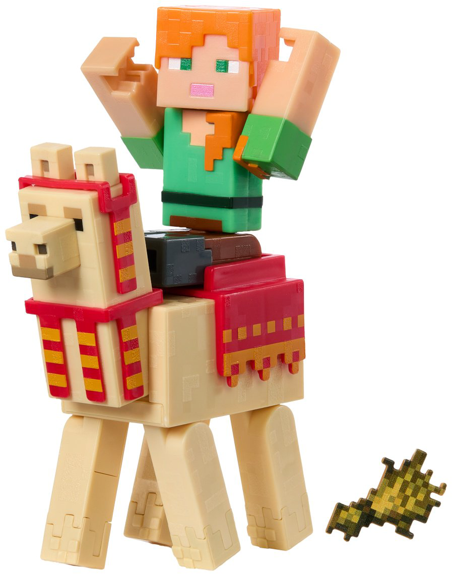 Фигурка Minecraft Alex & Llama 8 см 2 шт купить,NaN