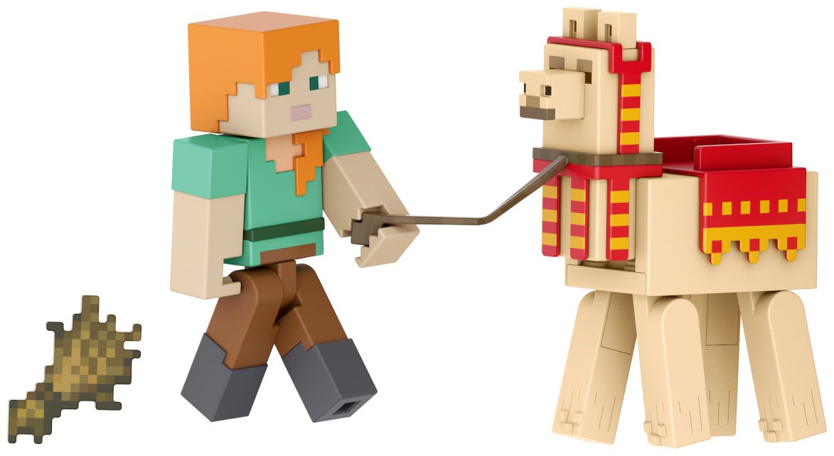 Фигурка Minecraft Alex & Llama 8 см 2 шт купить,NaN