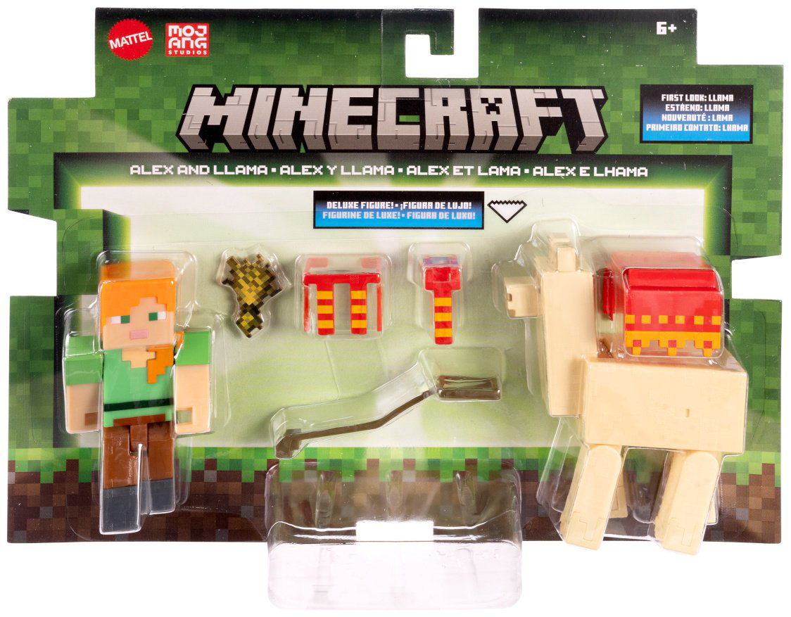 Фигурка Minecraft Alex & Llama 8 см 2 шт купить,NaN