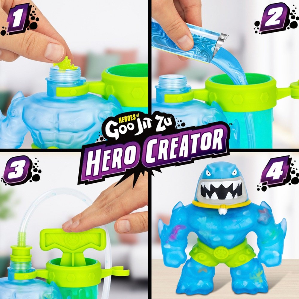 Фигурка Goo Jit Zu Гуджитсу Создай Своего героя Траш Hero Creator 43502 12 см 1 шт купить,NaN
