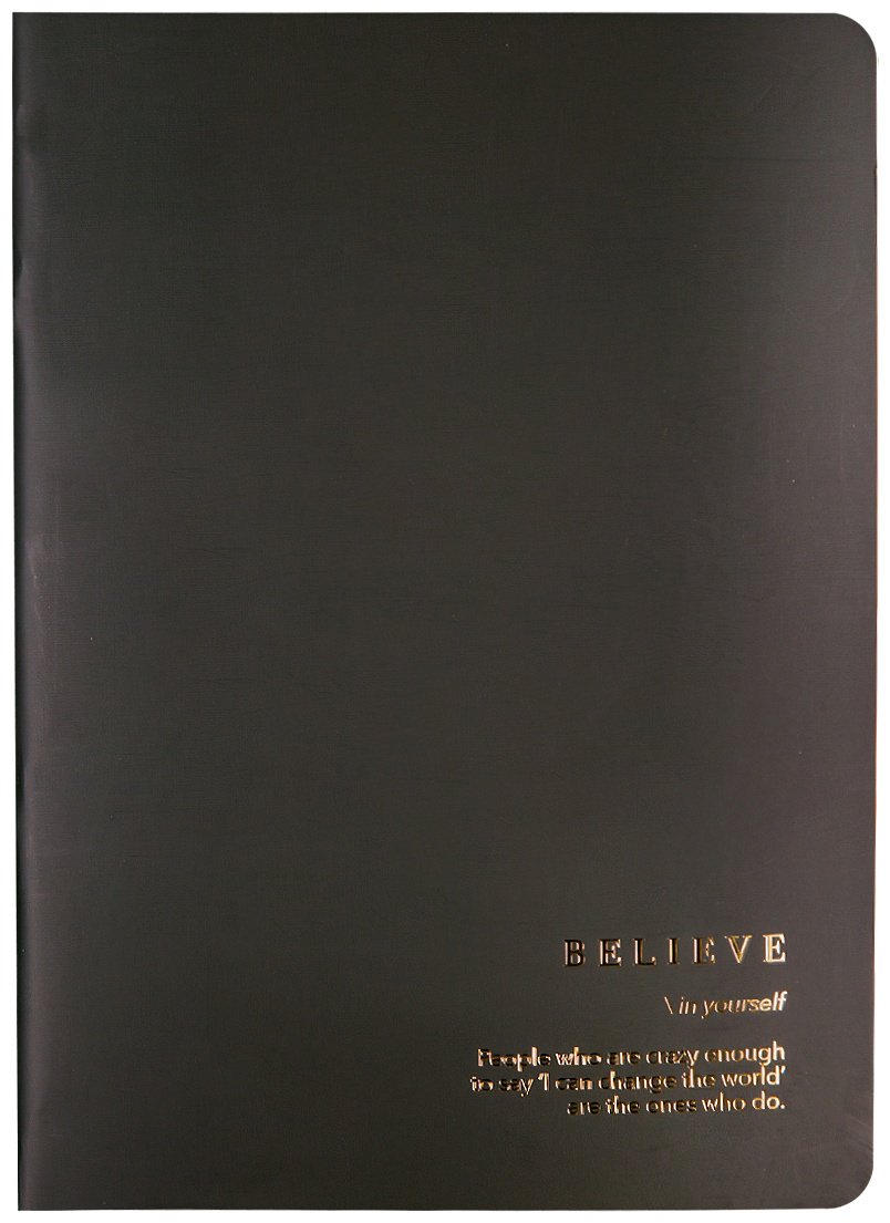 Общая тетрадь Be Smart Believe, 48 л, А5, клетка, мягкая обложка, 1 шт