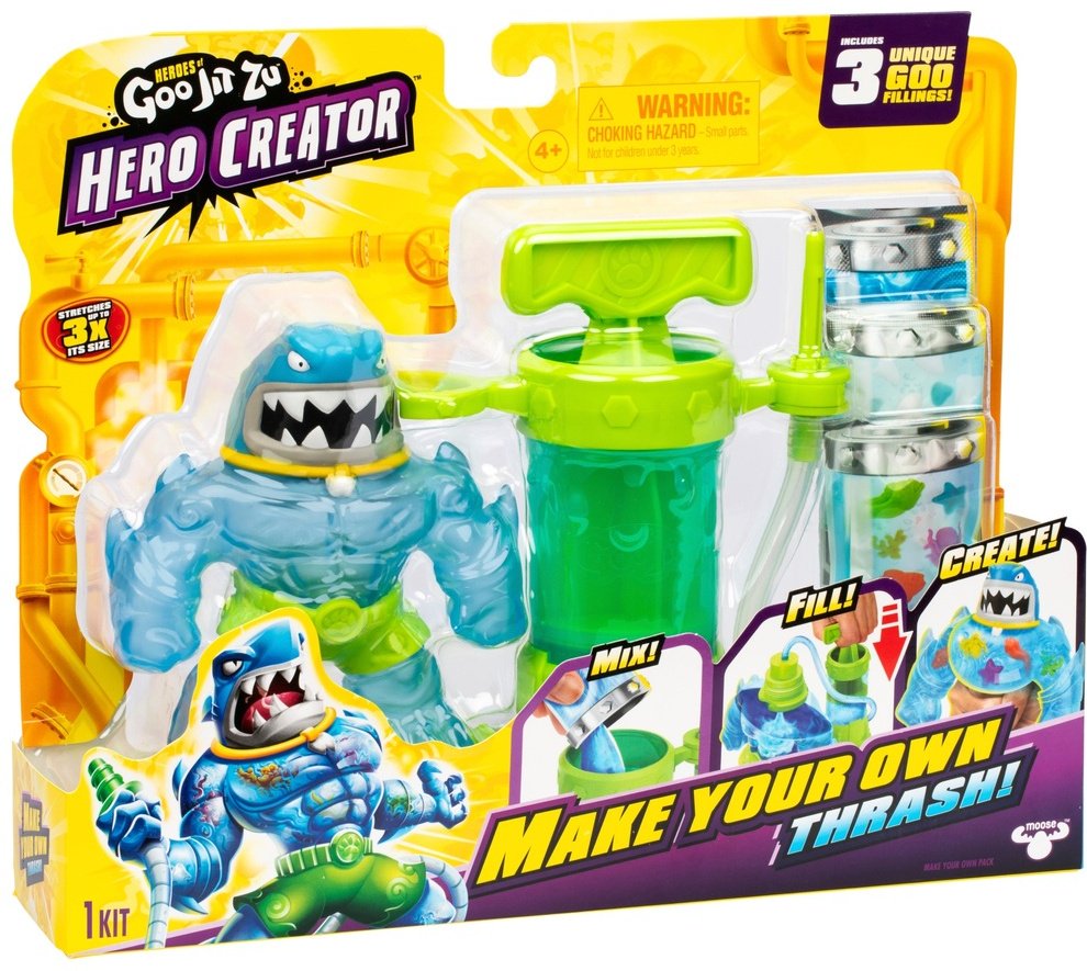 Фигурка Goo Jit Zu Гуджитсу Создай Своего героя Траш Hero Creator 43502 12 см 1 шт купить,NaN