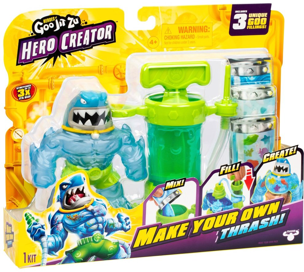 Фигурка Goo Jit Zu Гуджитсу Создай Своего героя Траш Hero Creator 43502 12 см 1 шт купить,NaN