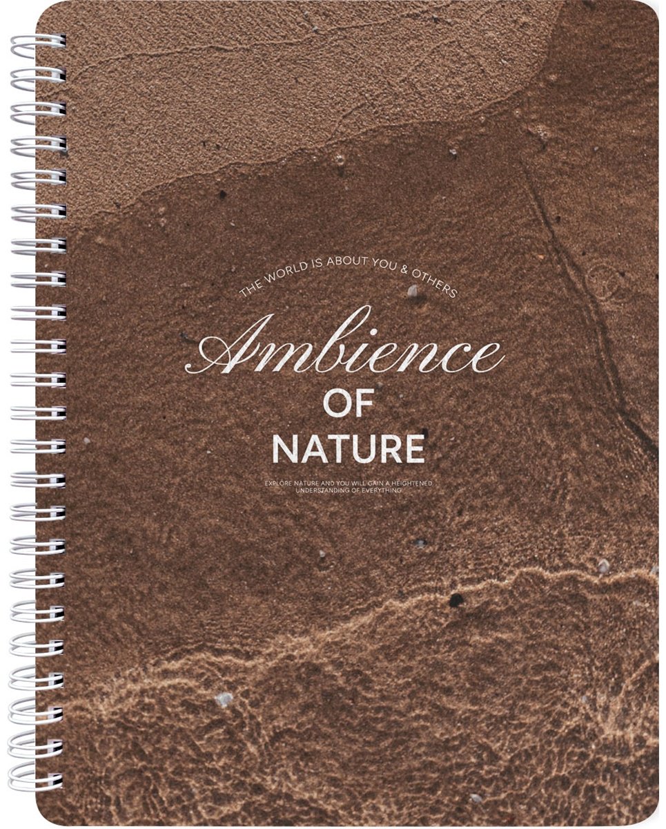 Общая тетрадь Be Smart Ambience песок, 80 л, А5, в точку, мягкая обложка, 1 шт