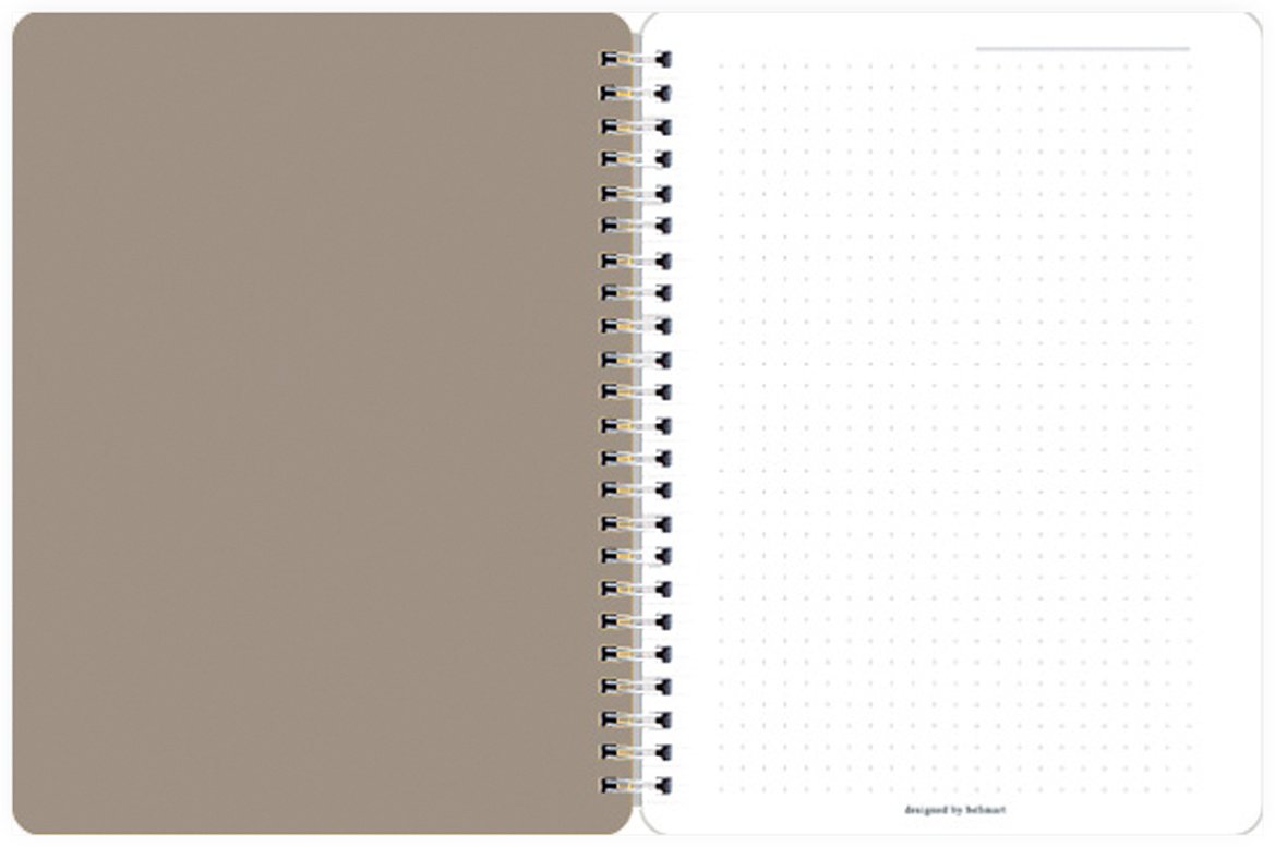 Общая тетрадь Be Smart Ambience песок, 80 л, А5, в точку, мягкая обложка, 1 шт