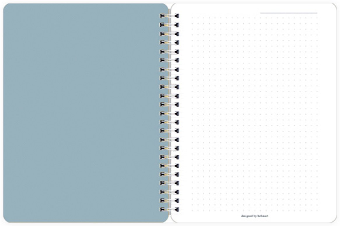 Общая тетрадь Be Smart Notes синий, 80 л, А5, в точку, мягкая обложка, 1 шт купить,0