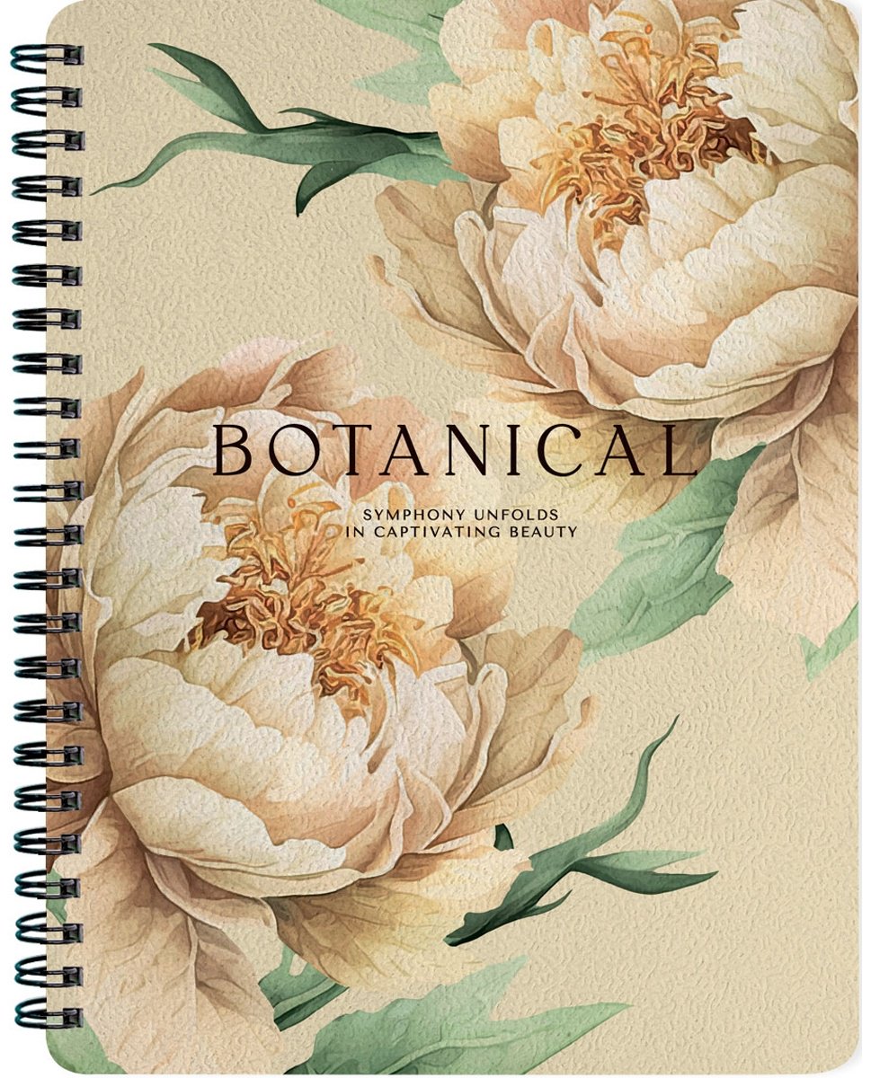 Общая тетрадь Be Smart Peony желтый, 96 л, А5, клетка, мягкая обложка, 1 шт