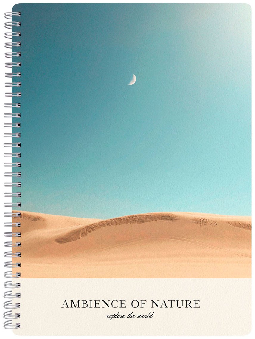 Общая тетрадь Be Smart Ambience луна, 96 л, А4, клетка, мягкая обложка, 1 шт