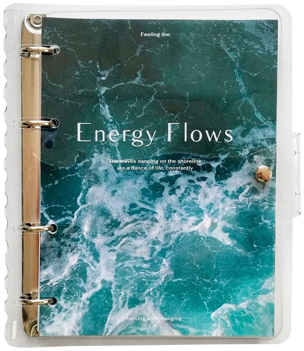 Общая тетрадь InFolio Energy синий, 120 л, А5, клетка, твердая обложка, 1 шт