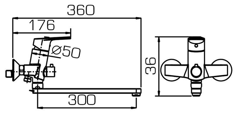 Смеситель Bravat Line F65299C-1L хром купить,0