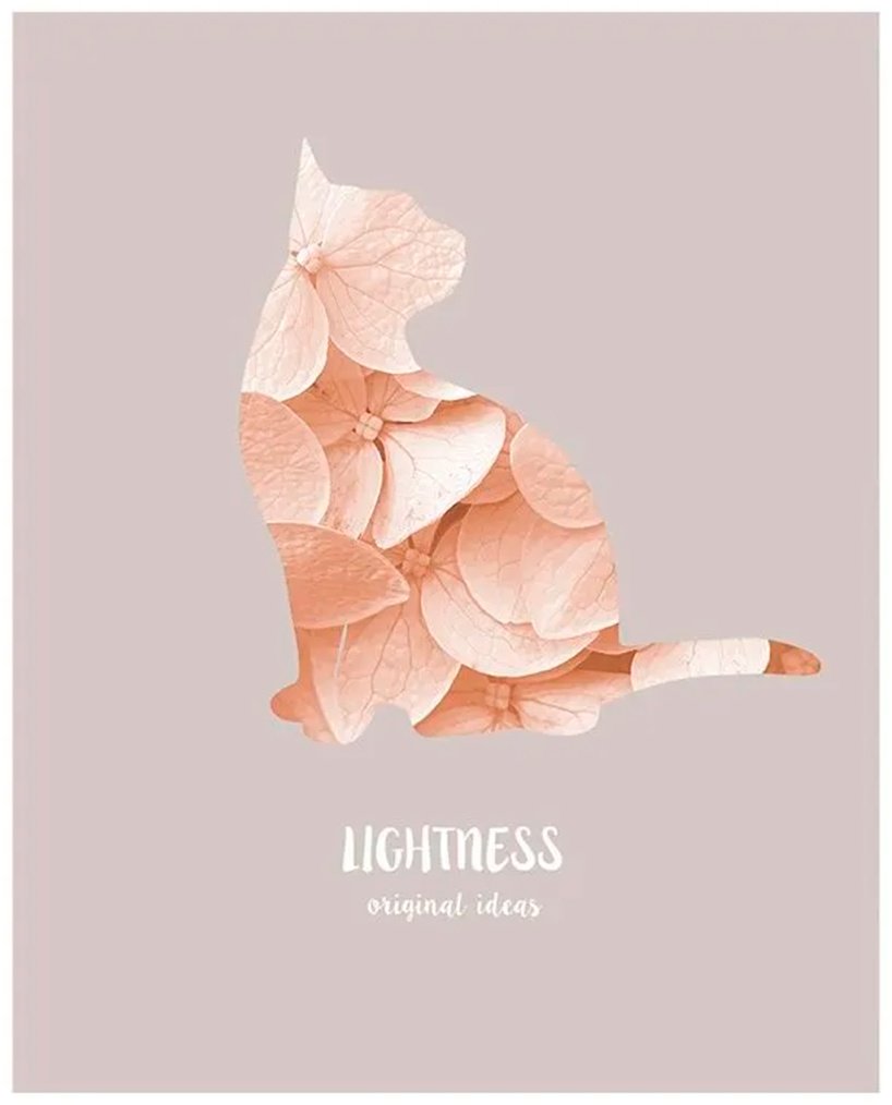 Общая тетрадь BG Nude art, 96 л, А5, клетка, мягкая обложка, 1 шт